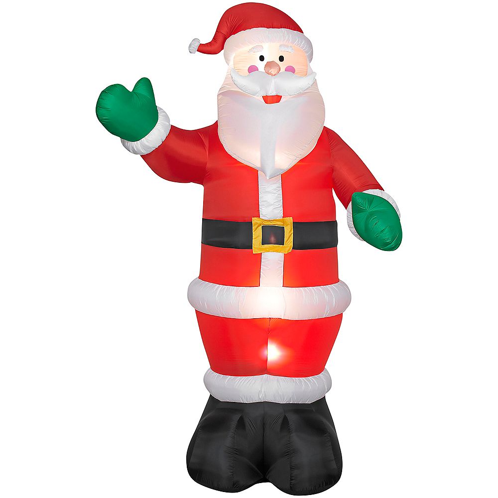 Home Accents Giant Inflatable Santa 12 Ft The Home Depot Canada