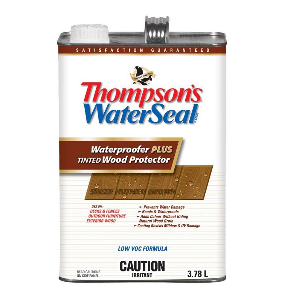 Thompson's WaterSeal Waterproofer Plus Nutmeg Brown The Home Depot Canada