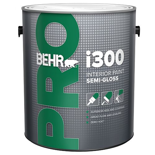 Behr Premium Plus Interior SemiGloss Enamel Paint Medium Base, 3.54