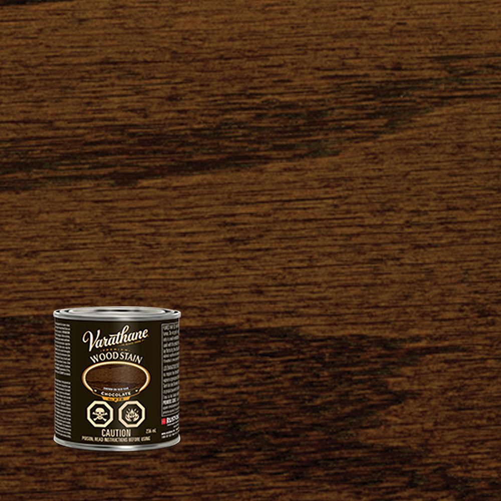 Varathane Premium OilBased Interior Wood Stain In Chocolate, 236 mL