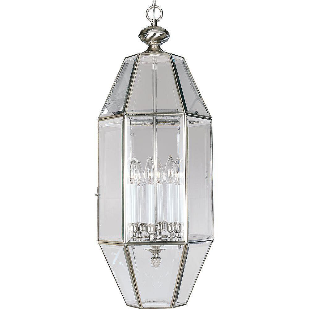 Progress Lighting Brushed Nickel 6-light Foyer Pendant | The Home Depot
