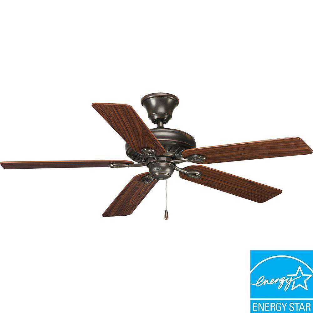 Progress Lighting 52 In Airpro Signature Antique Bronze Ceiling Fan The Home Depot Canada