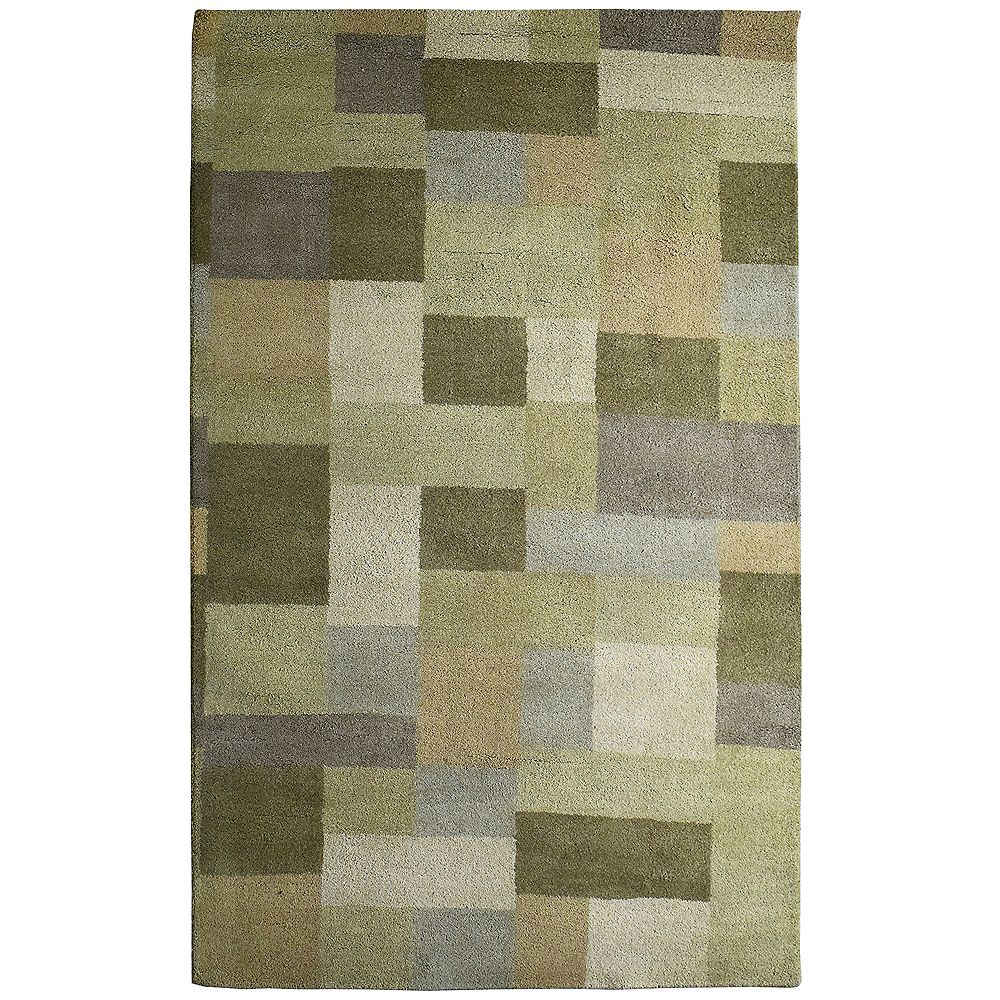 Lanart Rug Prairie Highlands Green 8 ft. x 10 ft. Indoor Contemporary
