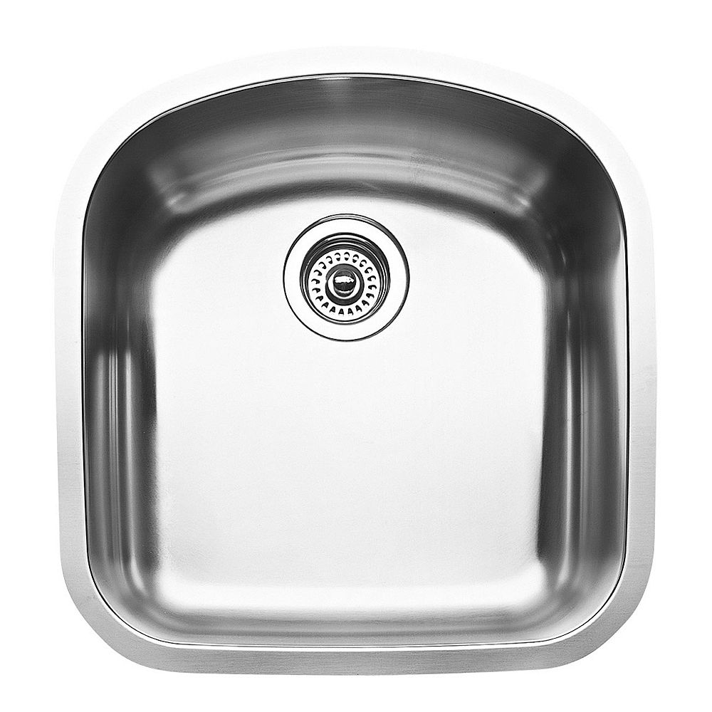 Blanco Single Bowl Undermount Stainless Steel Kitchen Sink ...