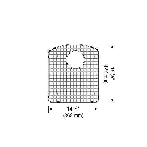 Blanco Small Bowl Sink Grid for RADIUS 10 U 1.5, Stainless Steel The Home Depot Canada