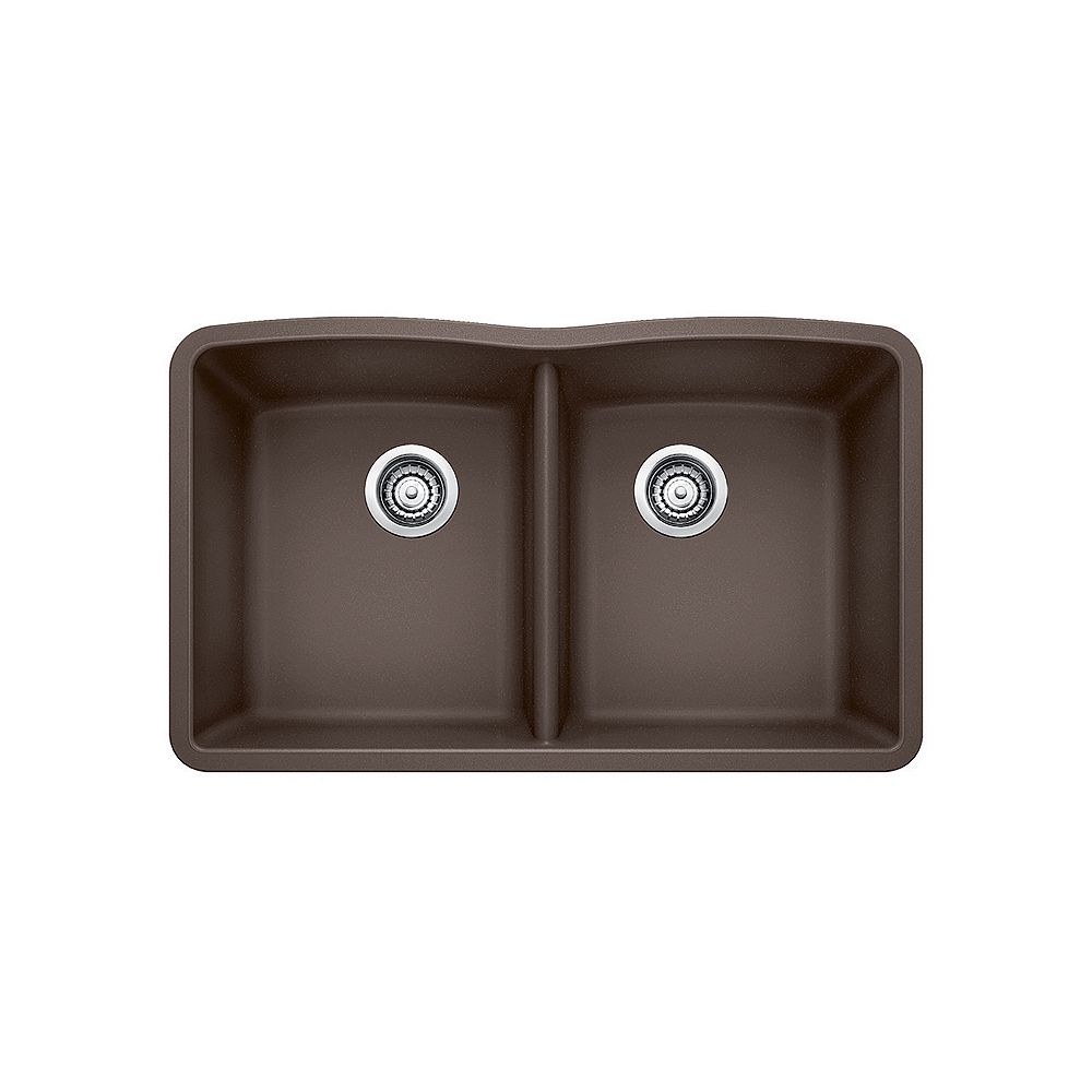 Blanco DIAMOND U 2, Equal Double Bowl Undermount Kitchen Sink