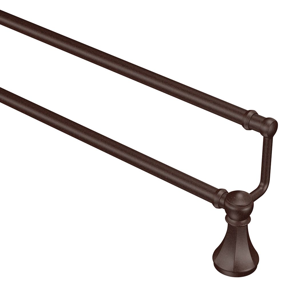 MOEN Vestige Oil Rubbed Bronze 24 Inch Double Towel Bar The Home   P 1000689864 