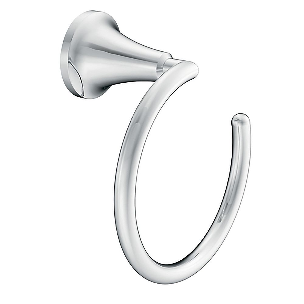 MOEN Icon Chrome Towel Ring The Home Depot Canada