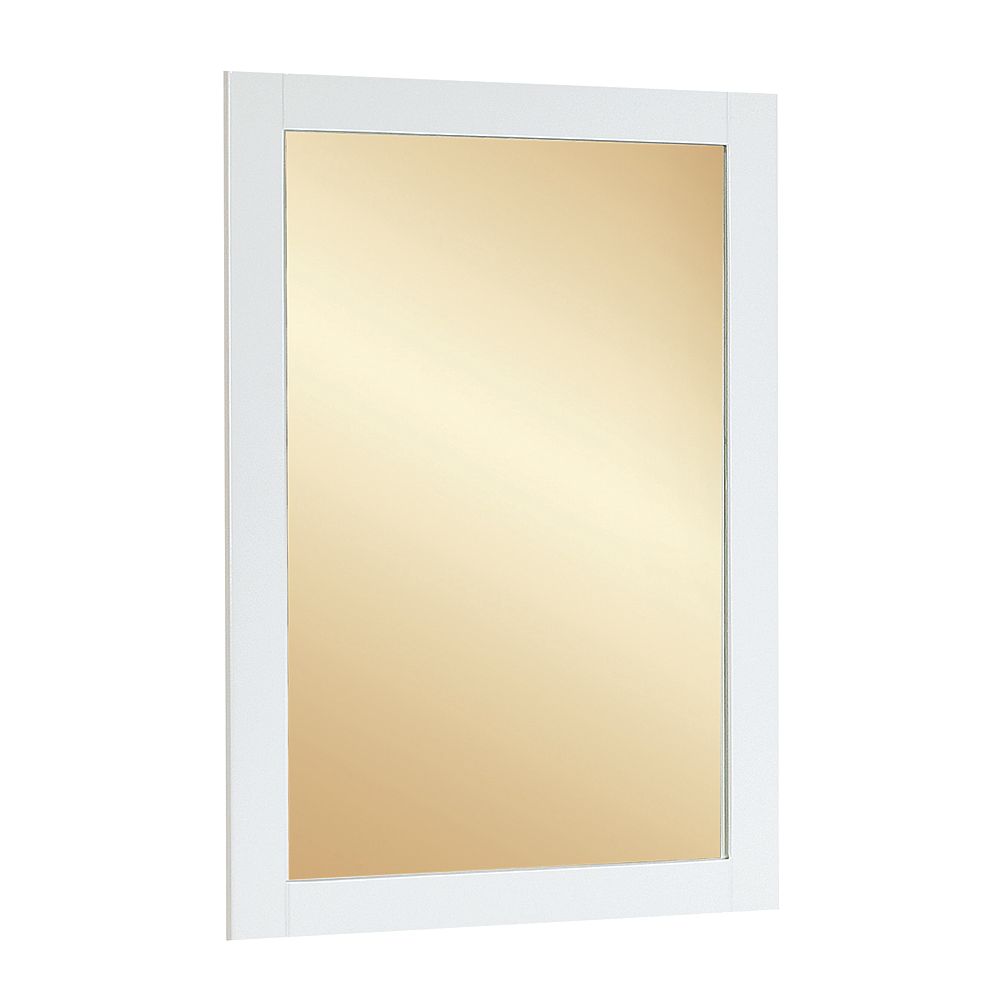 Woodnote 20x30 Eurostone Mirror White The Home Depot Canada