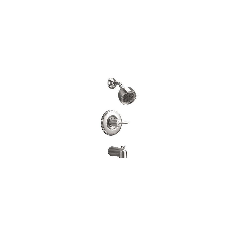 Delta Grail 1400 Series SingleHandle Bath/Shower Faucet in Stainless