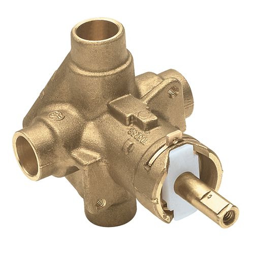 Brass Rough-In Posi-Temp Pressure-Balancing Cycling Tub and Shower Valve - 1/2-inch CC Connection