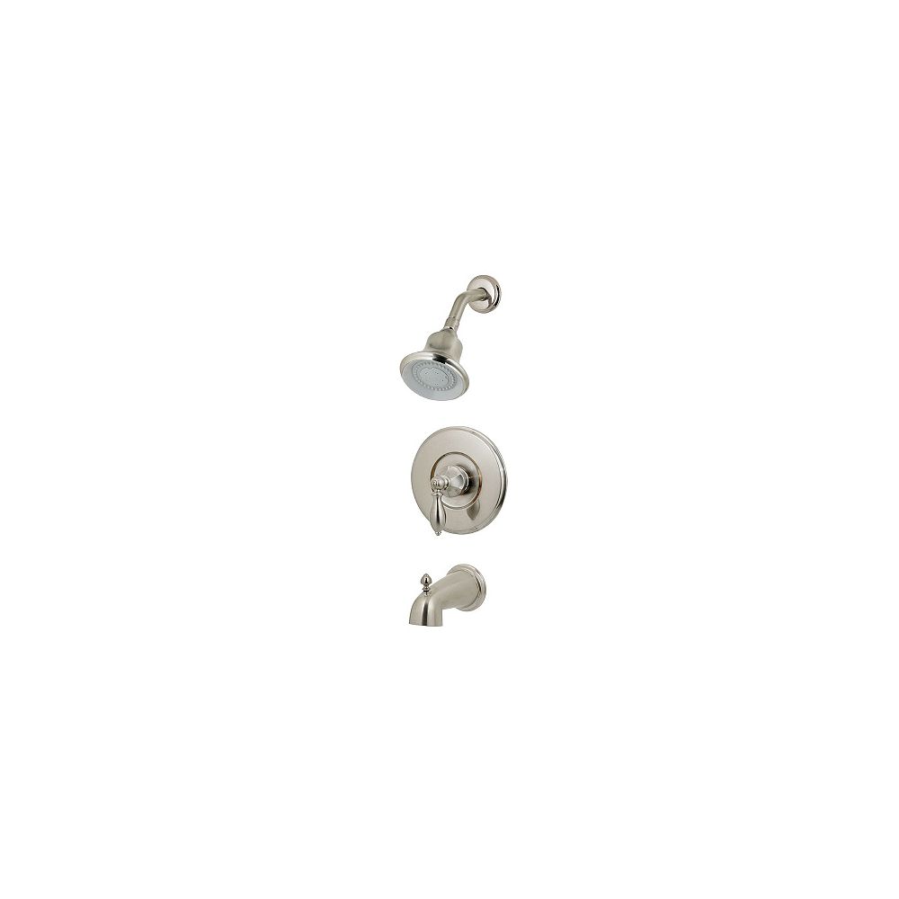 Pfister Catalina Bath/Shower Faucet in Satin Nickel The Home Depot Canada