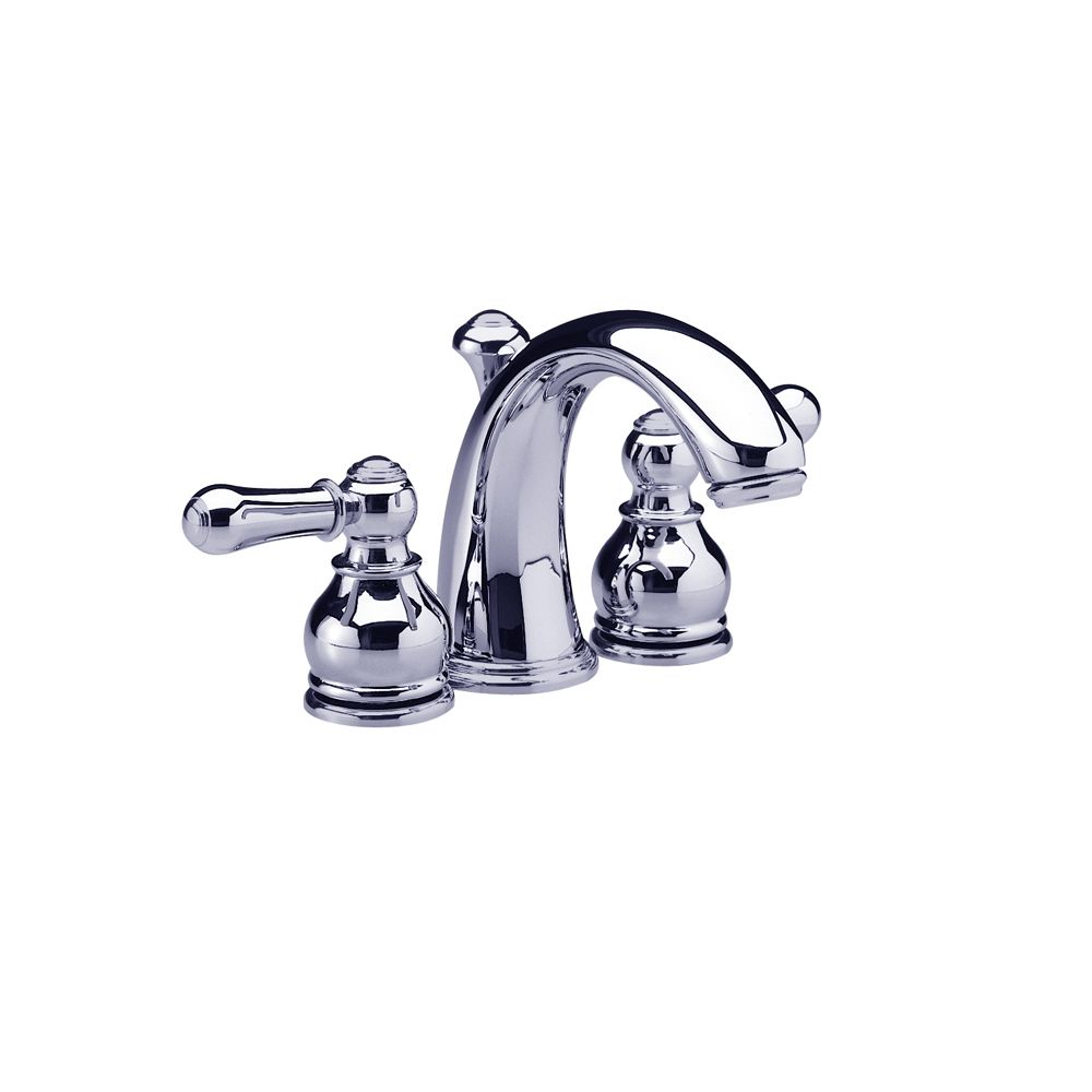 American Standard Hampton 4-inch Minispread 2-Handle Mid-Arc Bathroom ...