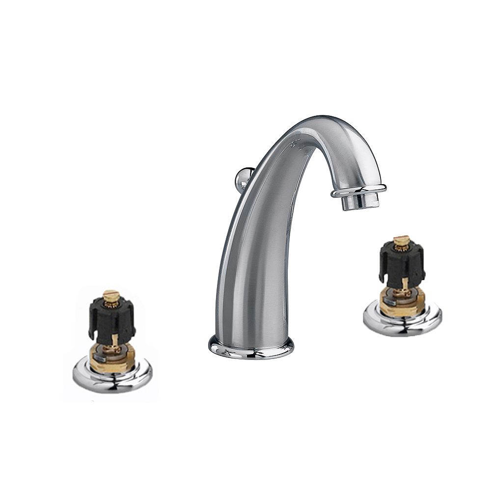 American Standard Amarilis 8 Inch Widespread 2 Handle Mid Arc Bathroom Faucet In Polished The Home Depot Canada