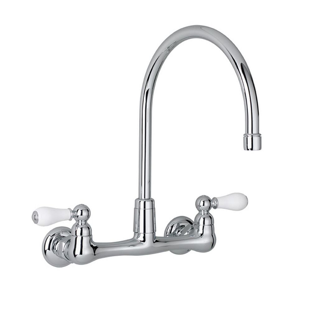 American Standard Heritage 2Handle WallMount Kitchen Faucet in