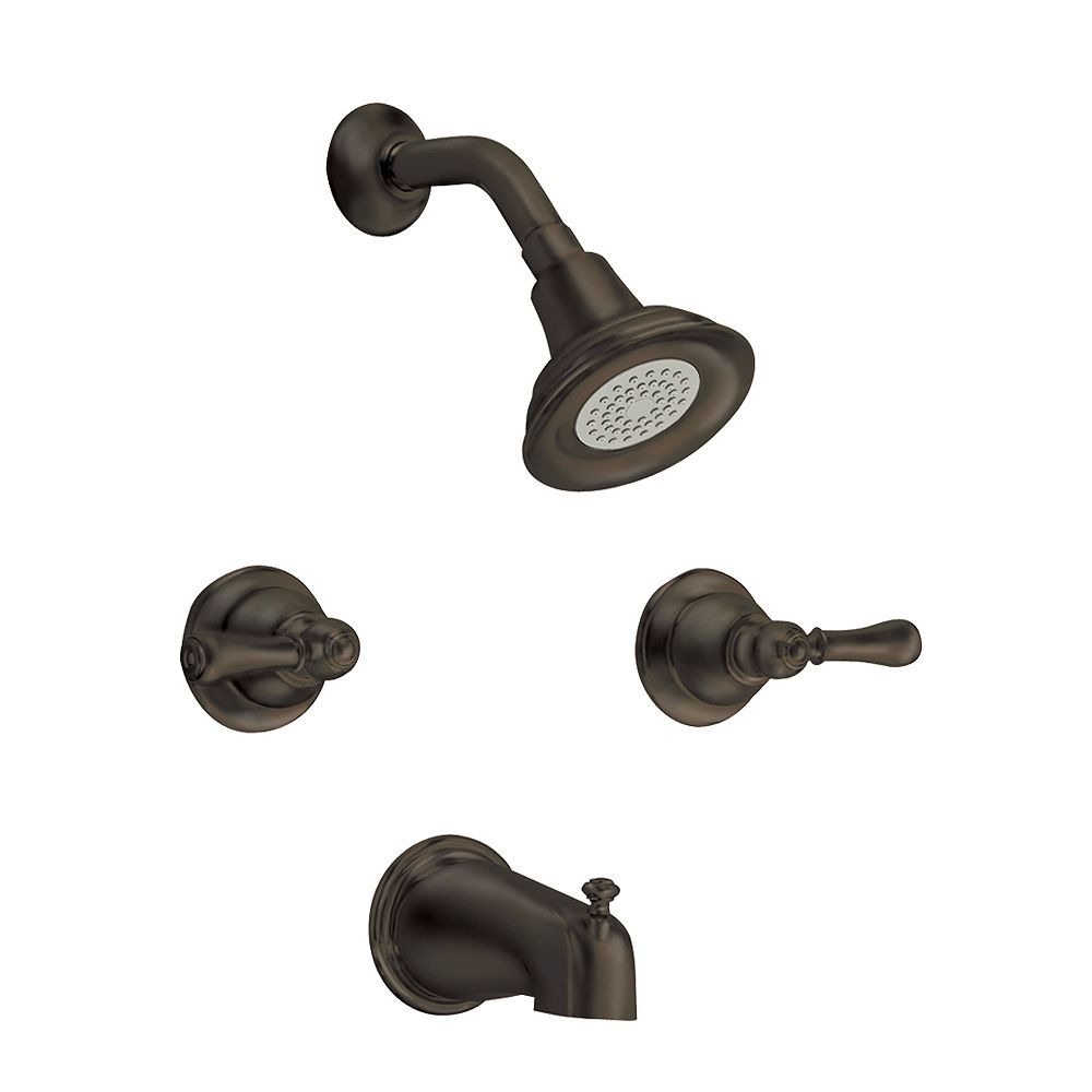 American Standard Hampton 2Handle Bath/Shower Faucet in Blackened