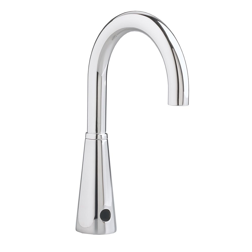 American Standard Selectronic Dc Powered Touchless Bathroom Faucet With 6 Inch Gooseneck S The Home Depot Canada