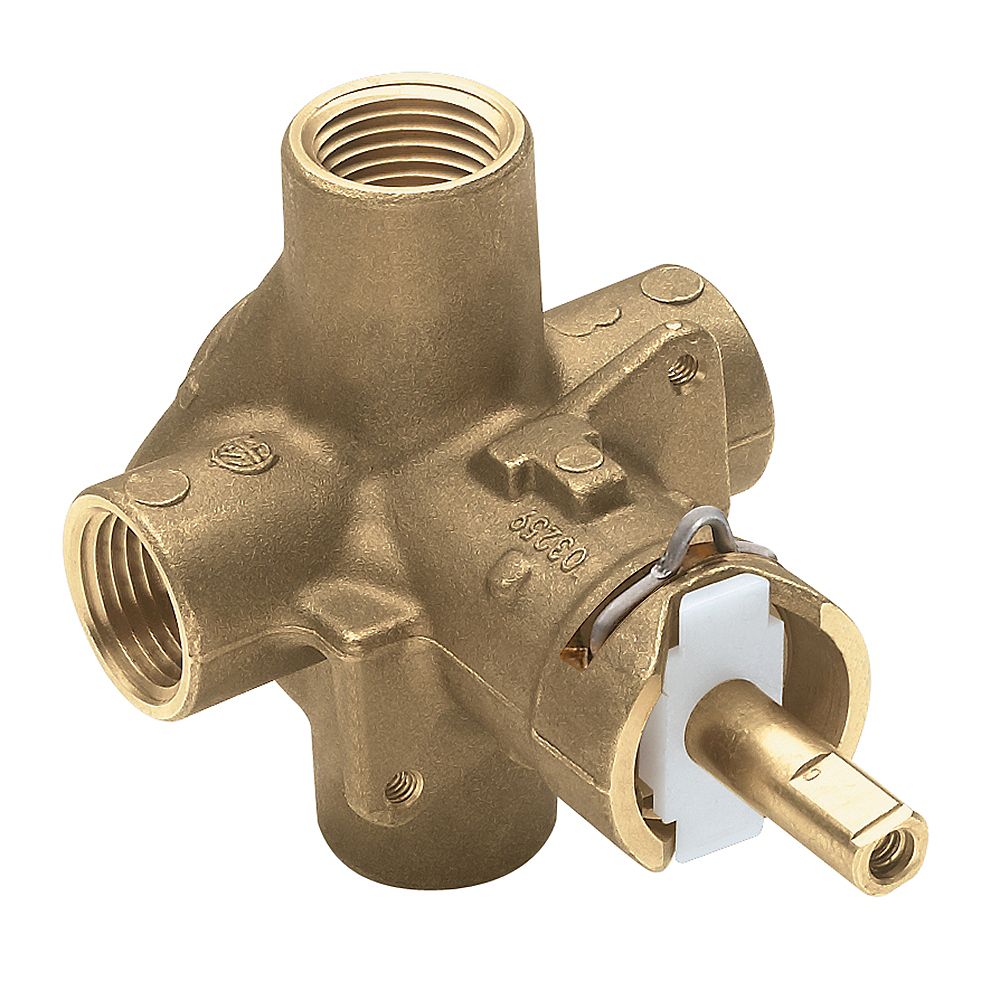 MOEN Brass Rough-In Posi-Temp Pressure-Balancing Cycling ...