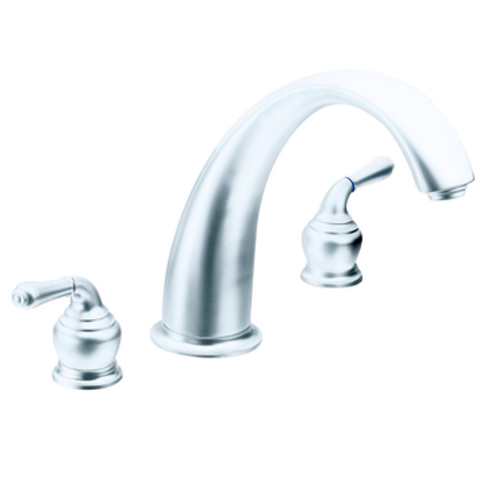 MOEN Monticello Roman Bath Faucet in Platinum The Home Depot Canada