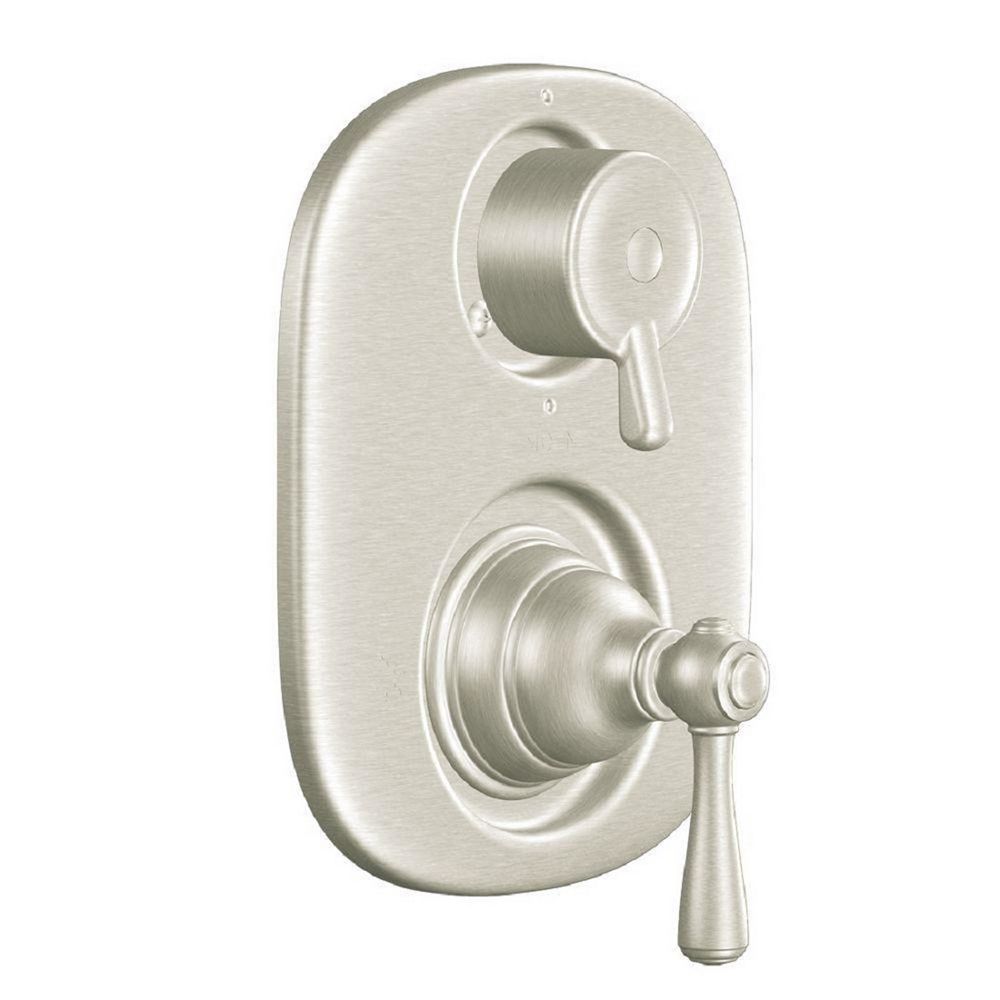 MOEN Kingsley 2Handle Moentrol Valve Trim Kit in Brushed Nickel (Valve