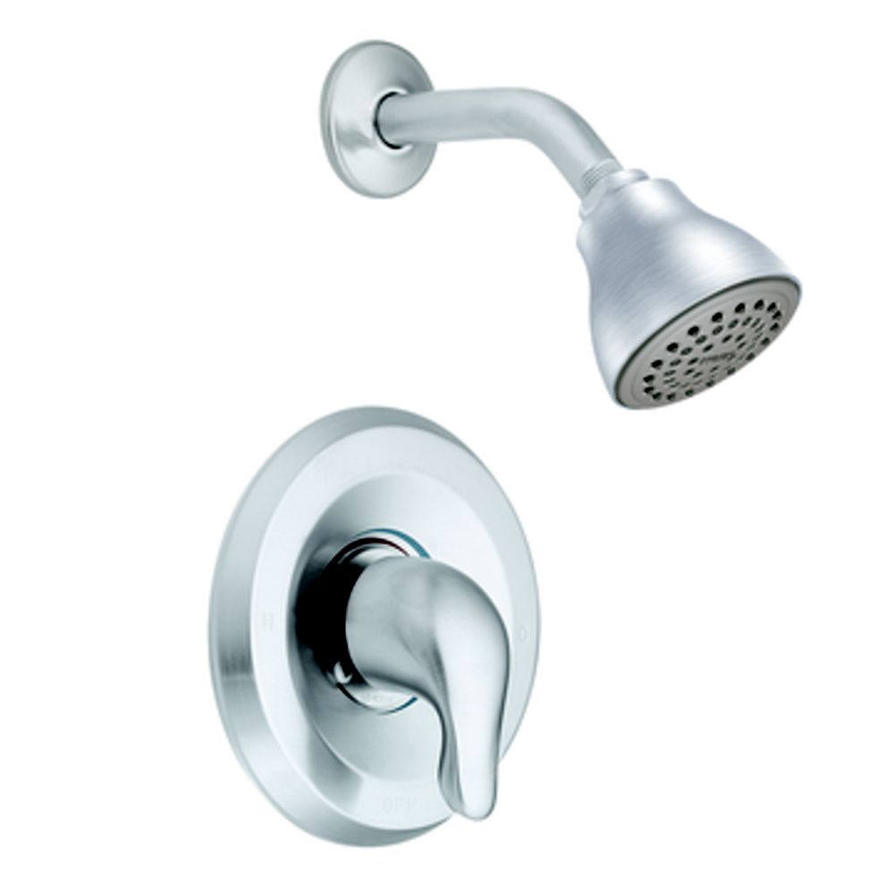 MOEN Chateau Posi Temp Shower Faucet In Brushed Chrome The Home Depot   P 1000691791 