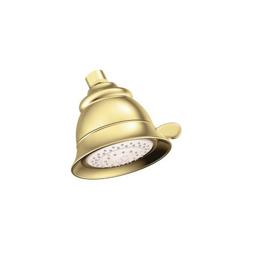 MOEN FourFunction Showerhead in Polished Brass The Home Depot Canada