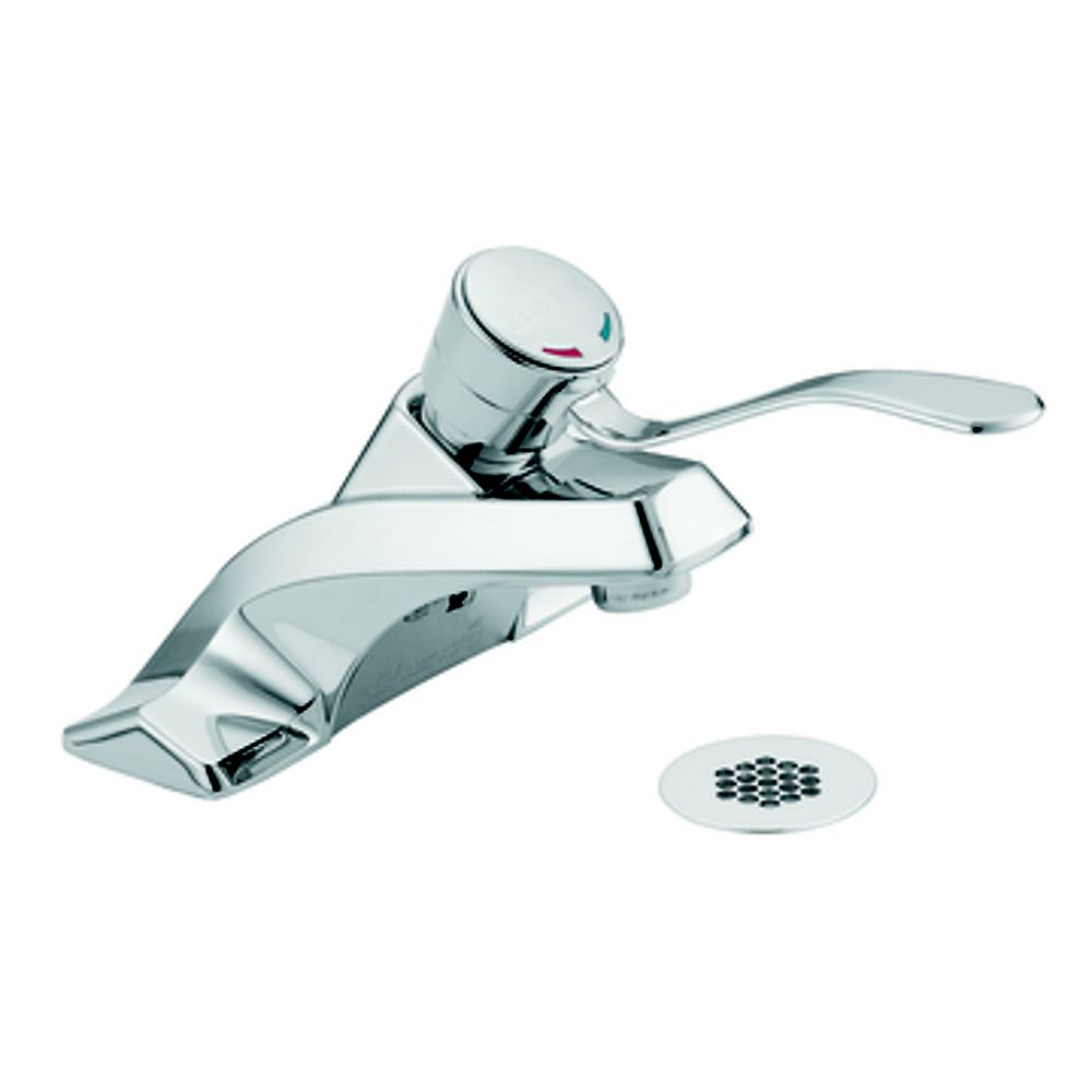 MOEN Commercial SingleHandle Bathroom Faucet in Chrome Finish The