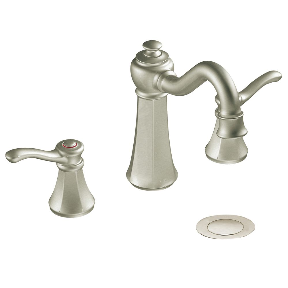 MOEN Vestige 2 Handle Widespread Bathroom Faucet In Brushed Nickel   P 1000692268 