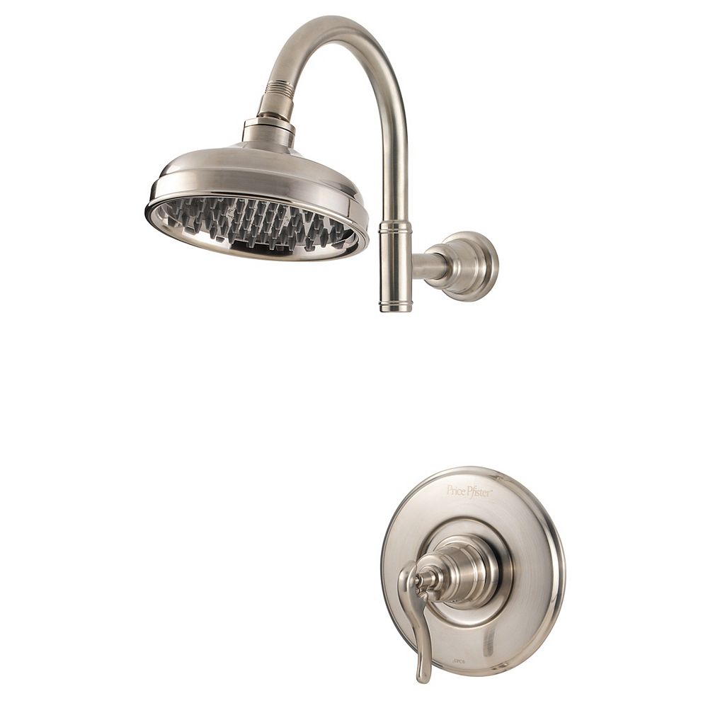 Pfister Ashfield SingleHandle Raincan Showerhead in Brushed Nickel