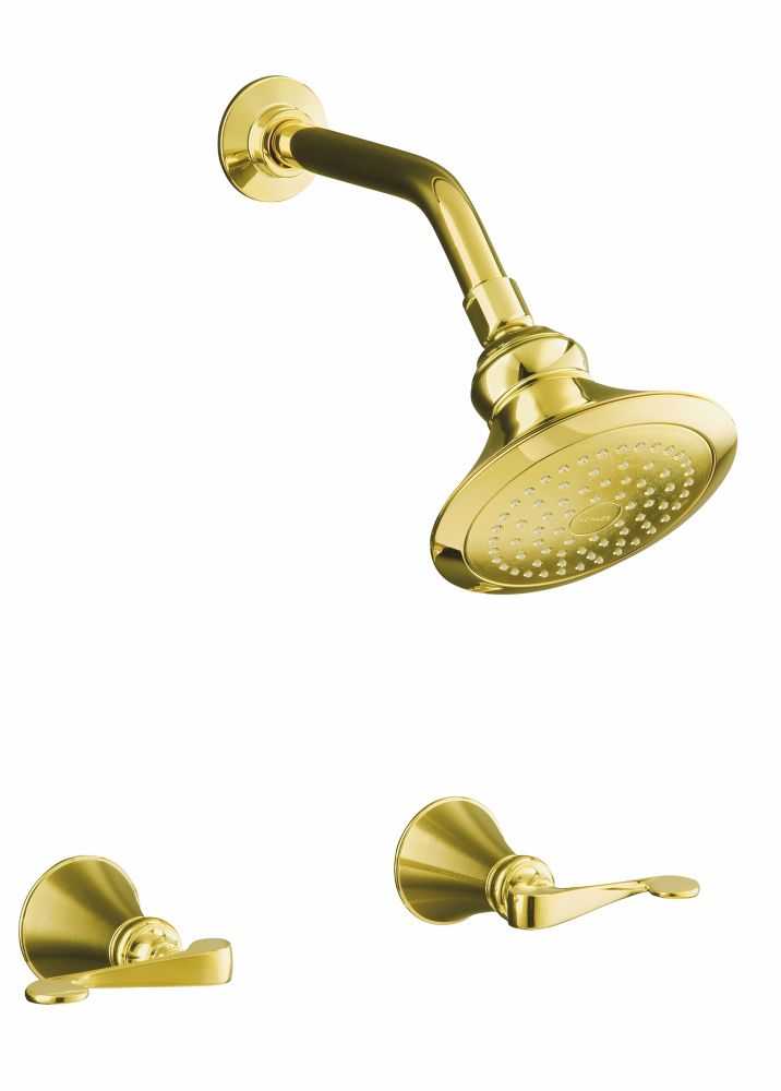 KOHLER Revival Shower Faucet In Vibrant Polished Brass The Home Depot   P 1000692589 