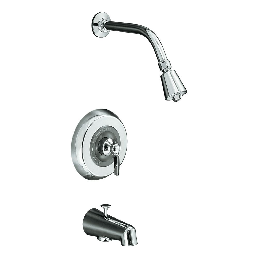 KOHLER Triton RiteTemp PressureBalancing Valve Faucet in Polished