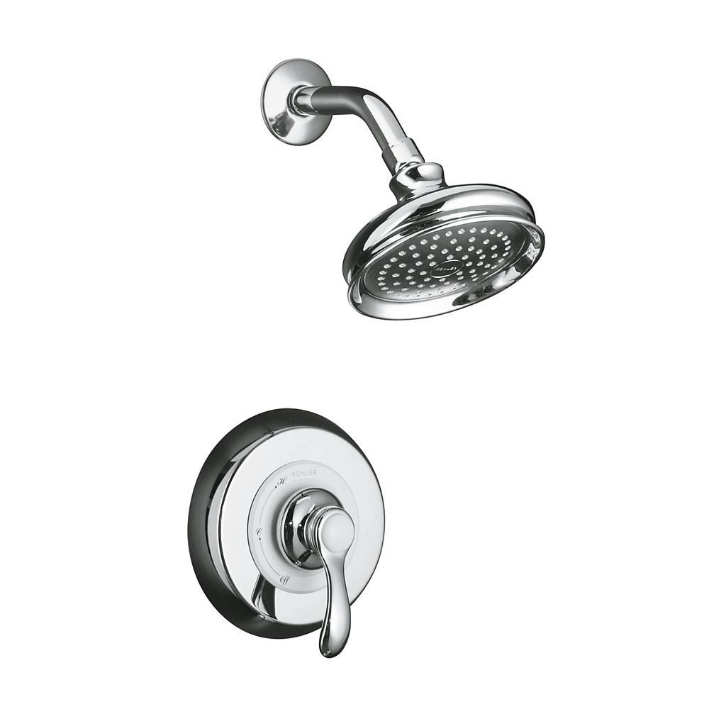 KOHLER Fairfax Rite-Temp Pressure-Balancing Shower Faucet in Polished
