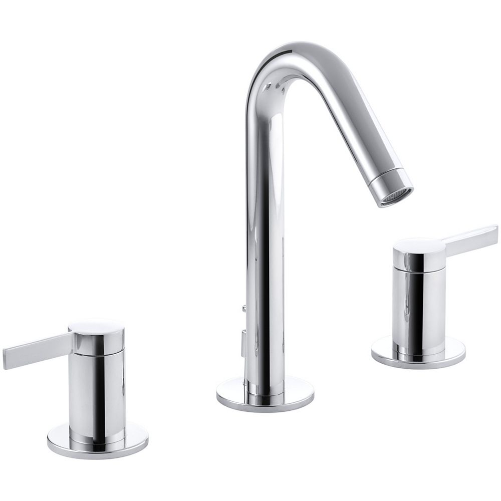 KOHLER Stillness(R) widespread bathroom sink faucet with lever handles