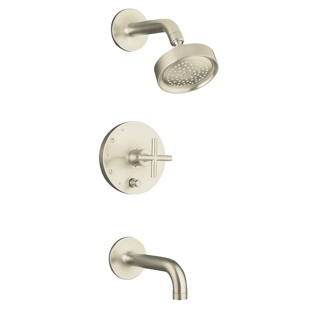 KOHLER Purist(R) RiteTemp(R) pressurebalancing bath and shower faucet