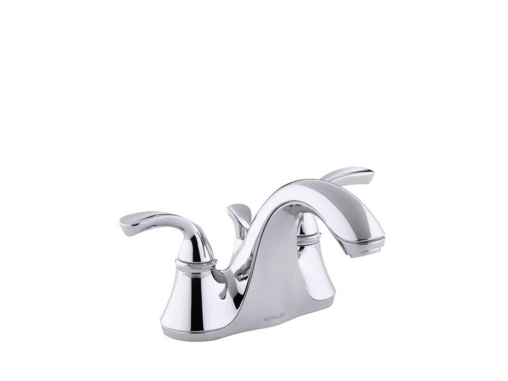 KOHLER Fort R Centerset Bathroom Sink Faucet With Sculpted Lever   P 1000693290 