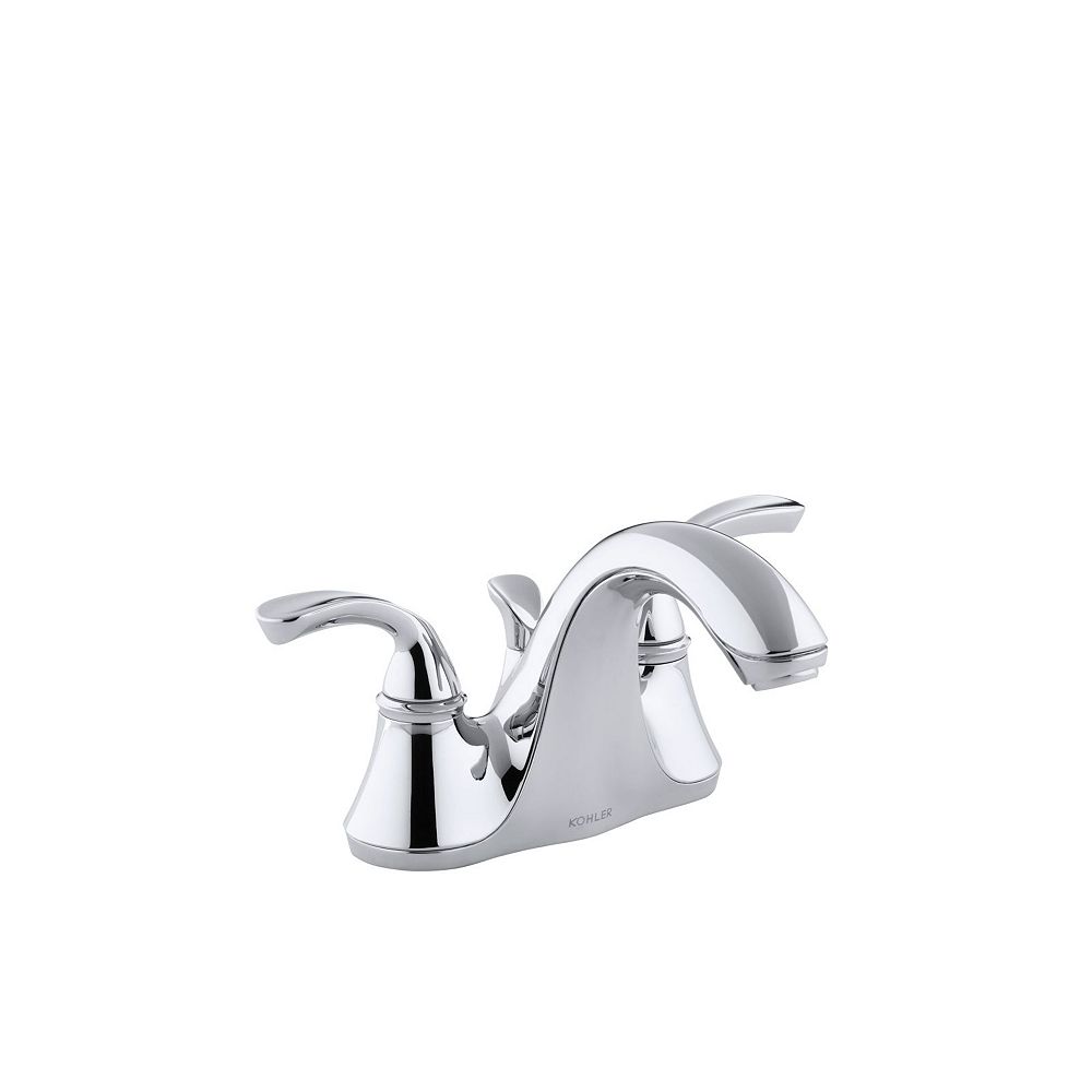 KOHLER Forté(R) centerset bathroom sink faucet with sculpted lever handles The Home Depot Canada