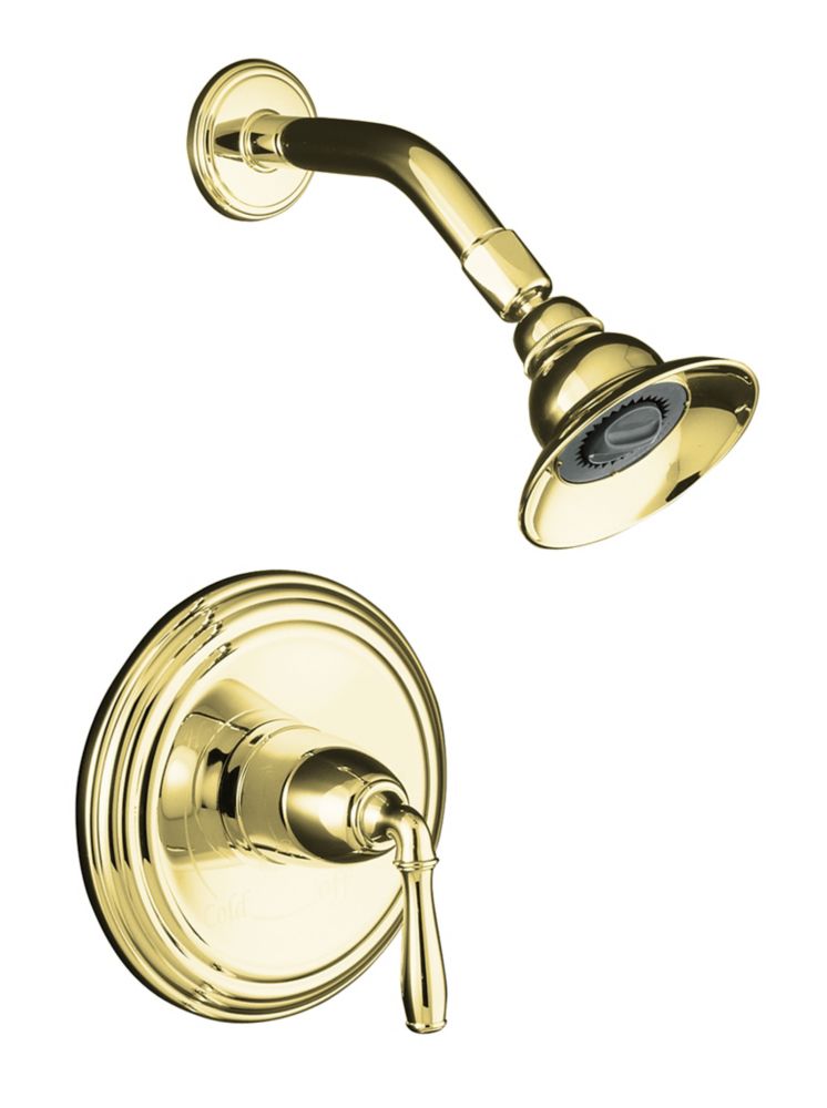 Kohler Devonshire Duschventil Mit Hebel – Rite-Temp Technologie, 2,5 GPM, Inkl. Duschkopf, 11,75x8x6,25 Zoll
