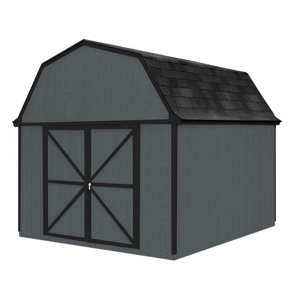 Handy Home Products 10 Ft X 10 Ft Berkley Storage Building Kit The Home Depot Canada
