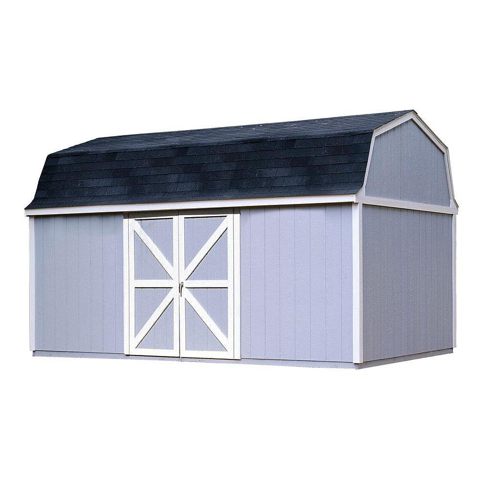 Handy Home Products Berkley 10 ft. x 16 ft. Storage Building Kit The