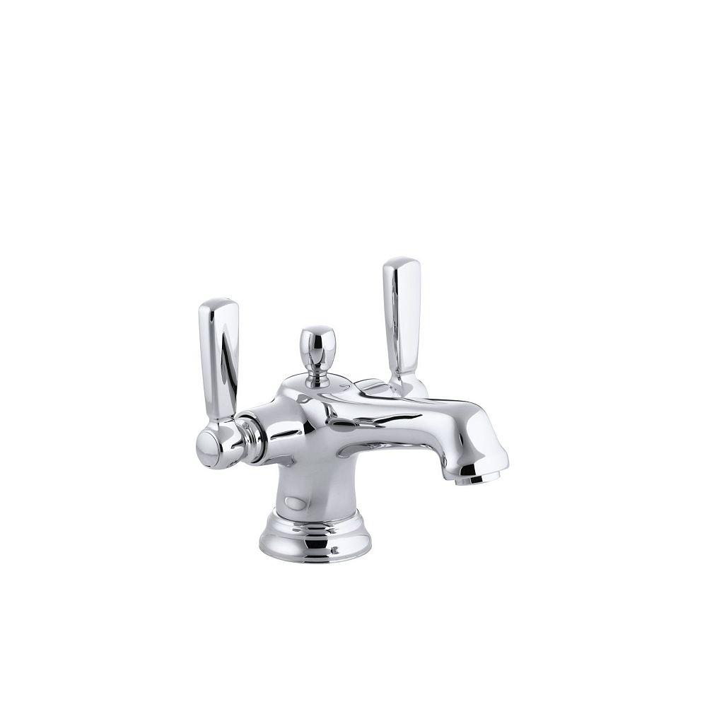 Kohler Bancroftr Monoblock Single Hole Bathroom Sink Faucet With Escutcheon And Metal Le The Home Depot Canada