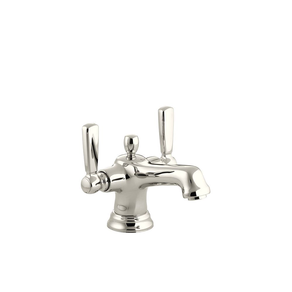 KOHLER Bancroft(R) monoblock singlehole bathroom sink faucet with escutcheon and metal le