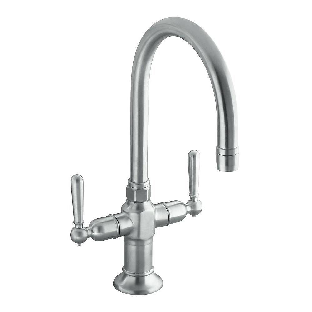 KOHLER HiRise(TM) singlehole bar sink faucet with lever handles The