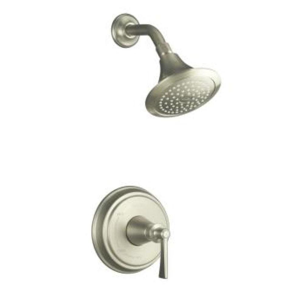 KOHLER Archer Shower Faucet in Vibrant Brushed Nickel The Home Depot