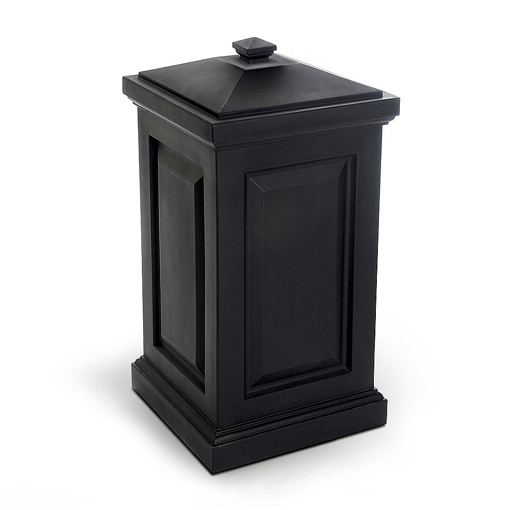 Mayne Berkshire 6 cu. ft. Outdoor Storage Bin in Black The Home Depot