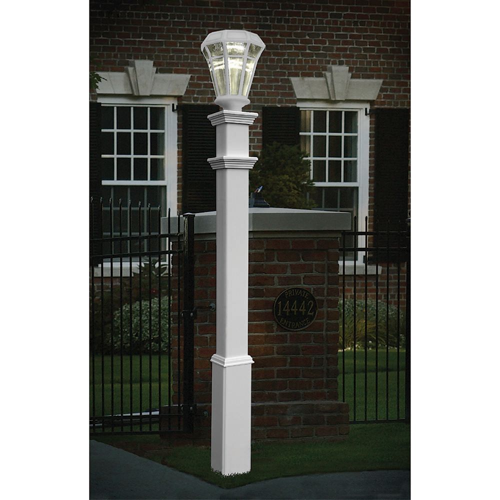 electric lamp posts home depot