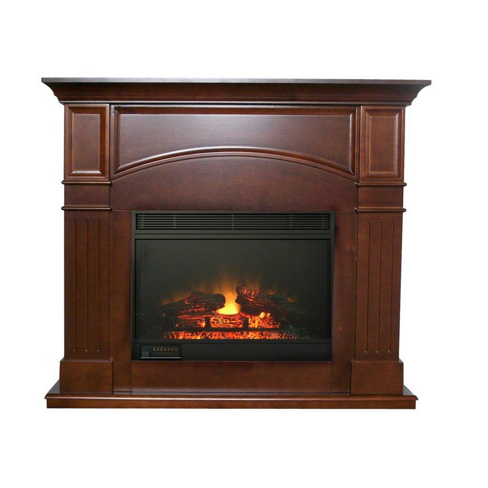 Paramount Dunhill Electric Fireplace The Home Depot Canada