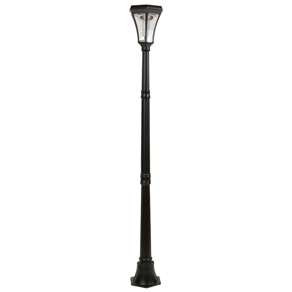 Fusion Solar Lamp Post Light The Home Depot Canada