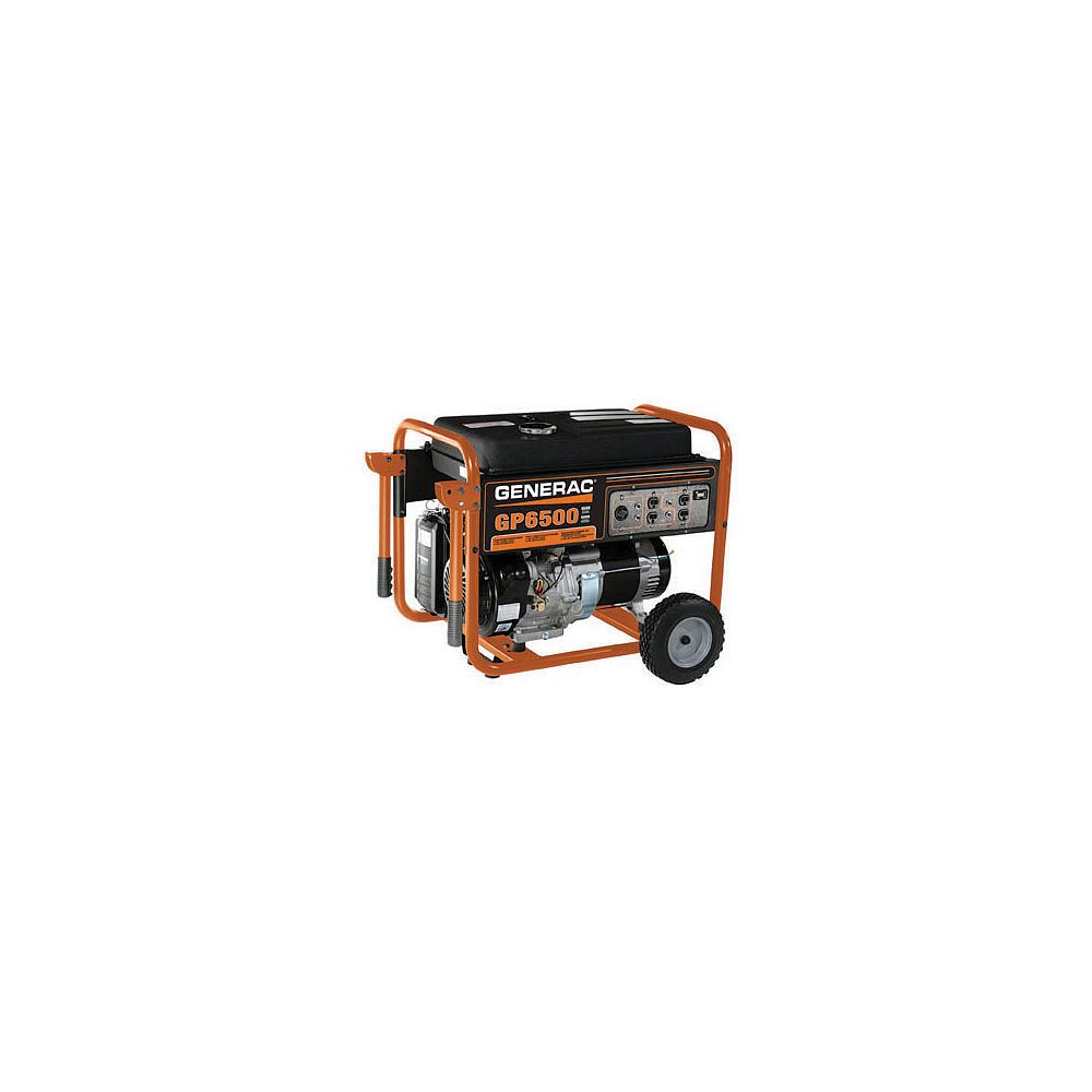 Generac Gp 6500 Watt Portable Generator The Home Depot Canada 2053