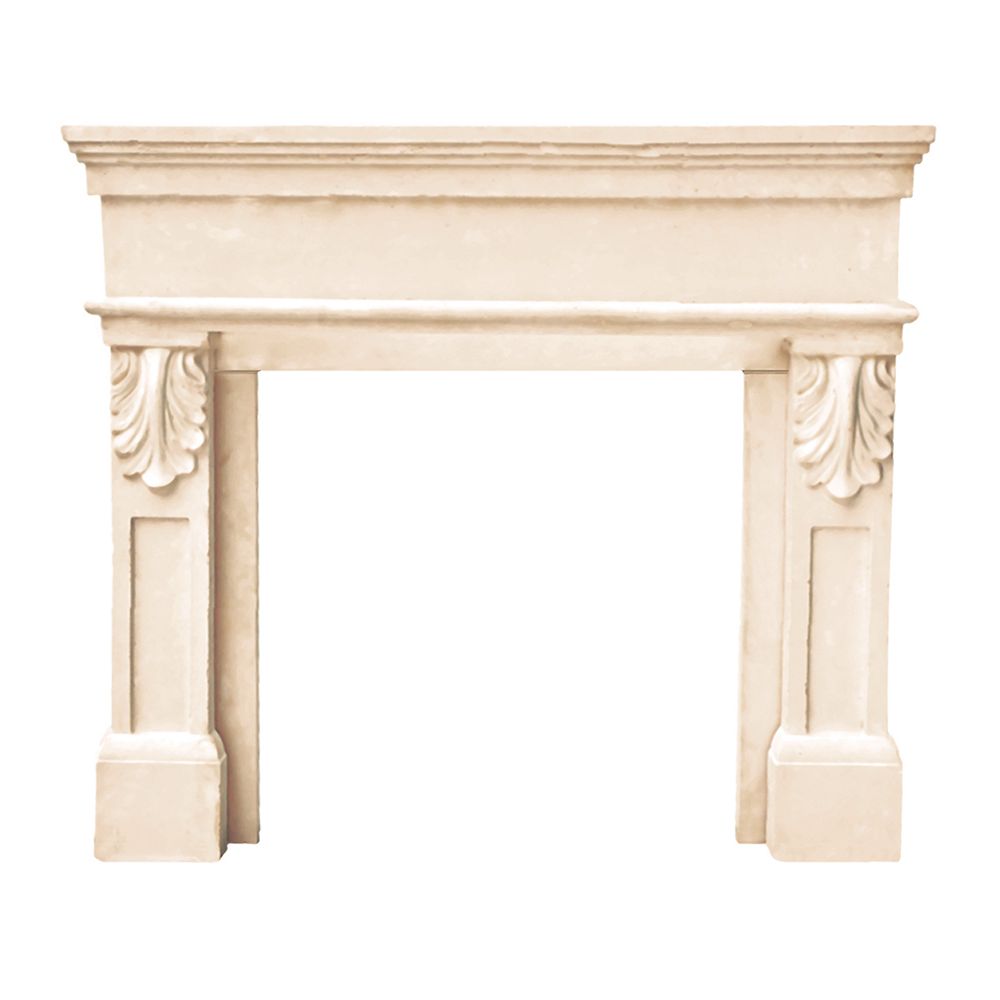 Historic Mantels Designer Series Paris Cast Stone Mantel The Home Depot Canada