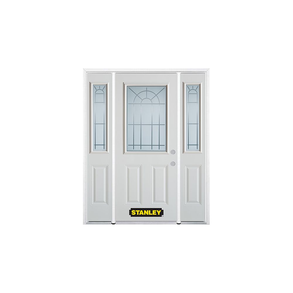 STANLEY Doors 64.5 inch x 82.375 inch Chablis 1/2 Lite 2